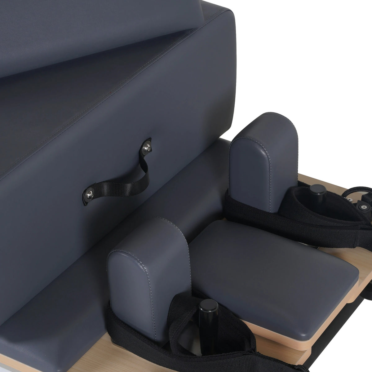Reformeur de Pilates pliable en alliage d'aluminium gris