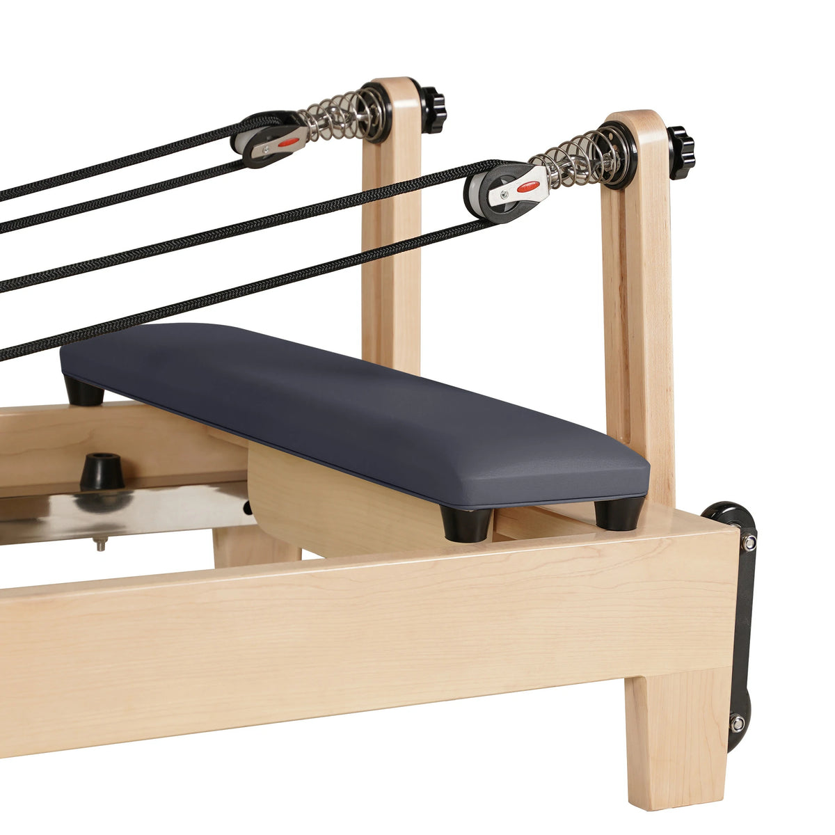 Reformeur de Pilates en bois d'érable pliable gris