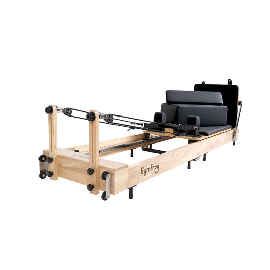 Foldable Pilates Reformer – Black