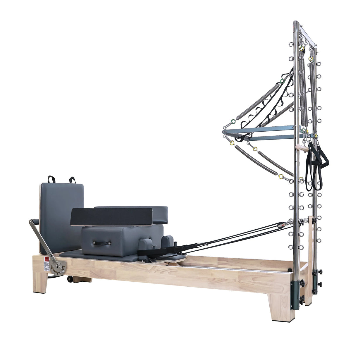 Pilates Reformer mit Tower Grau