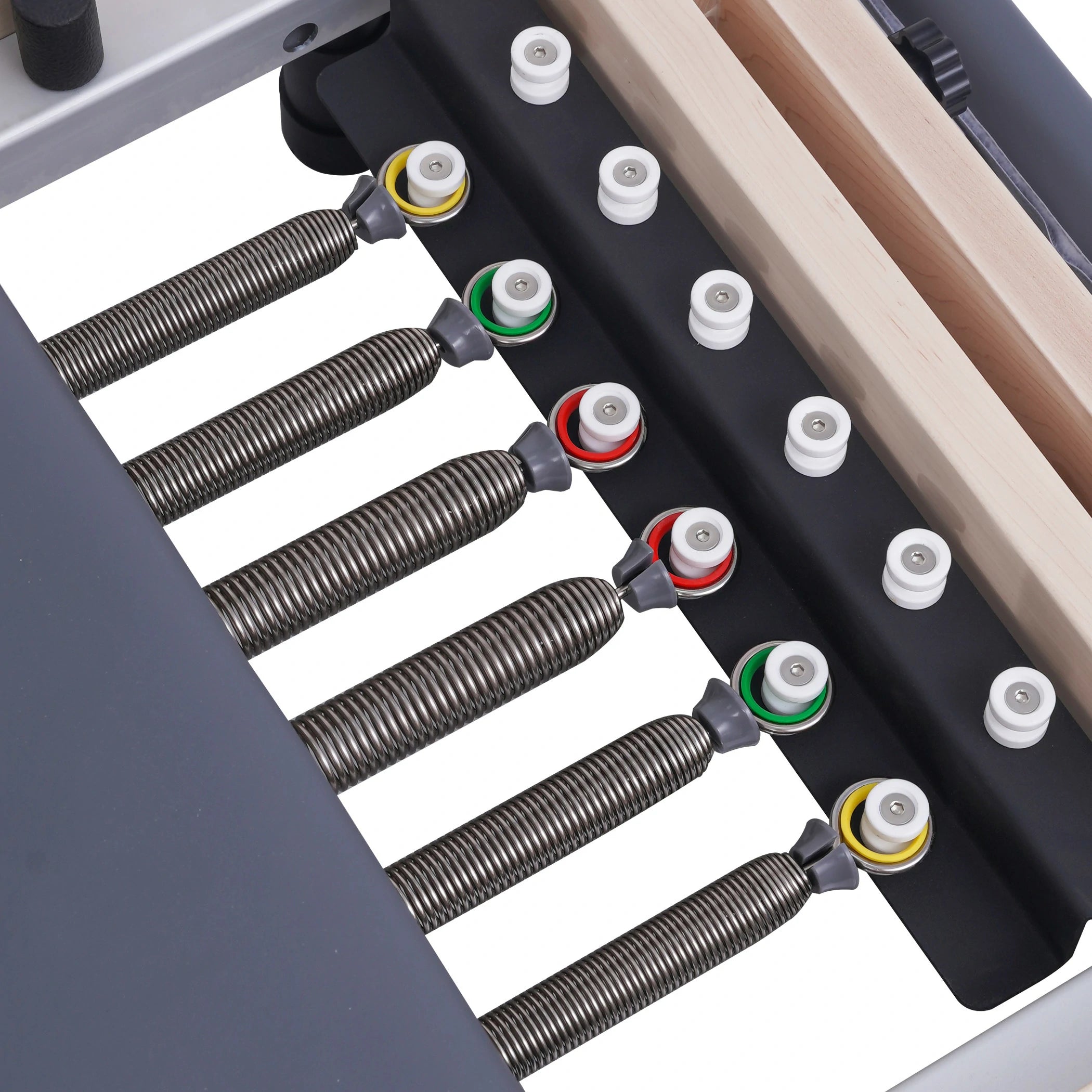 Foldable Maple Pilates Reformer Gray