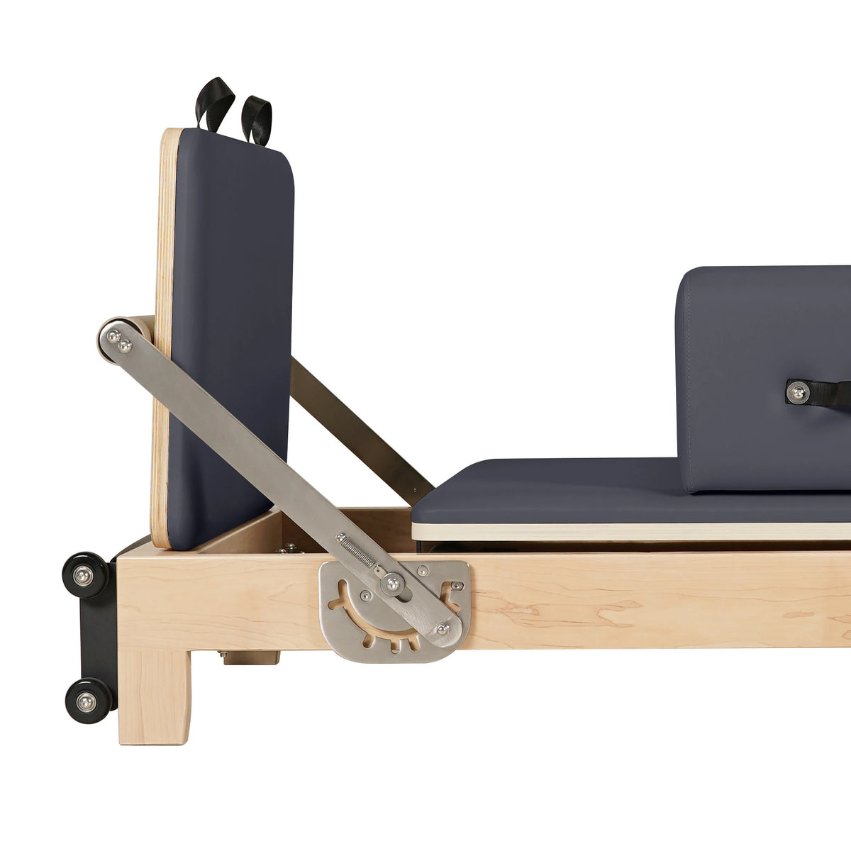 Reformeur de Pilates en bois d'érable pliable gris