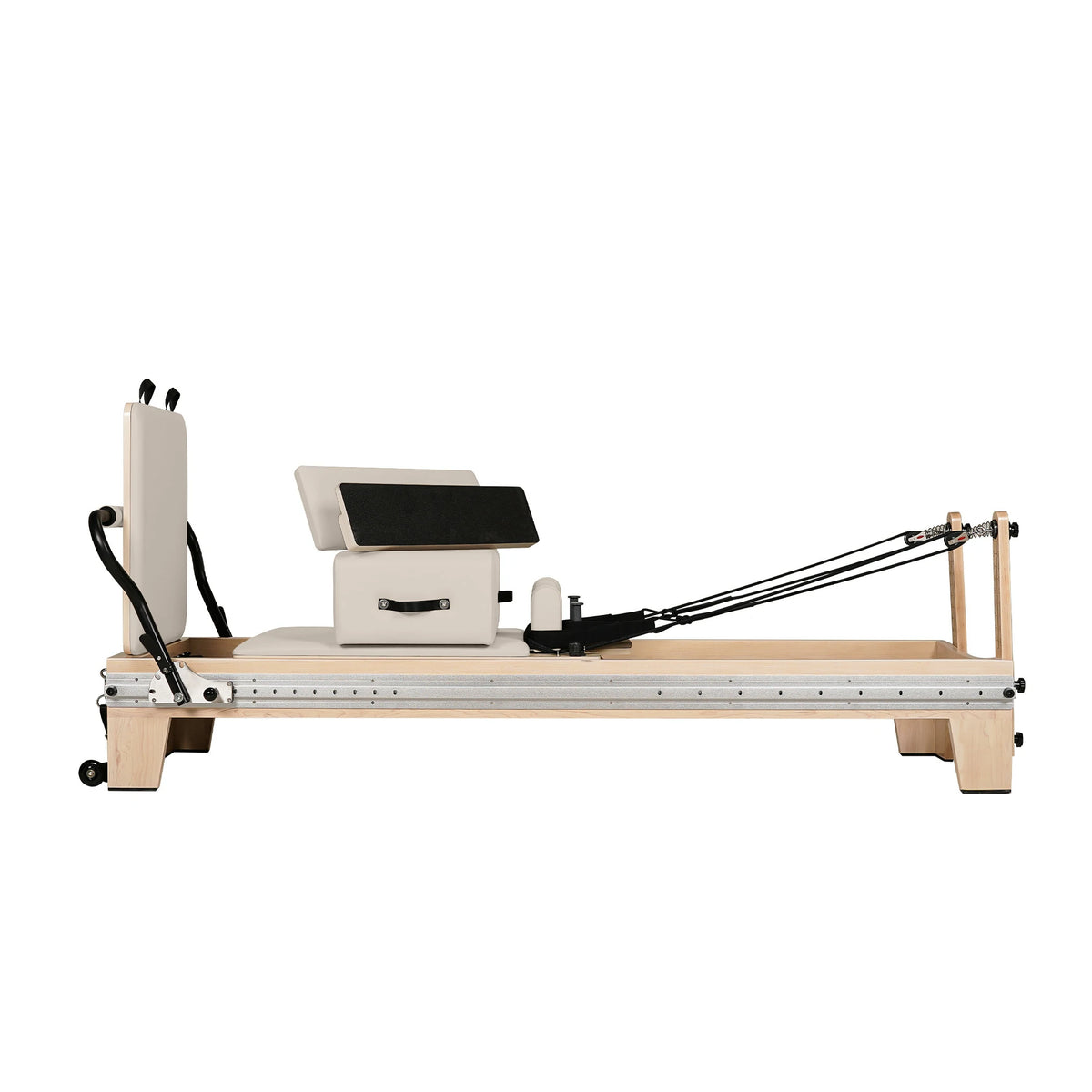 Maple Full Track Split Glide Pilates Reformer Cremeweiß
