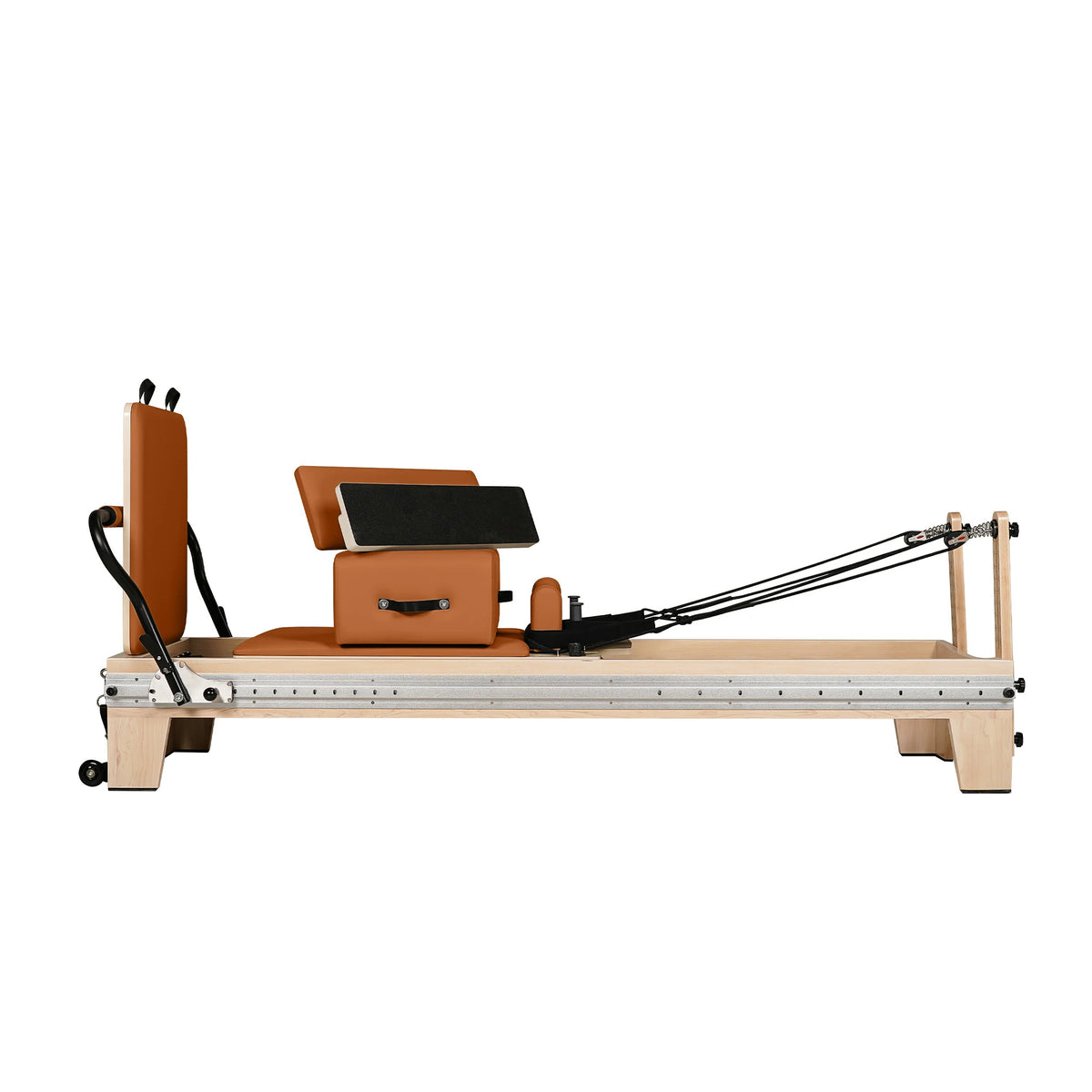 Ahorn  Volle Schiene Geteilter Gleit-Pilates-Reformer Orange