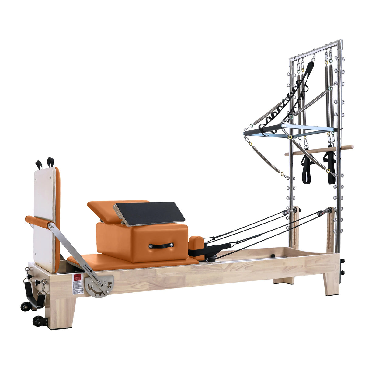 Pilates Reformer mit Tower Orange