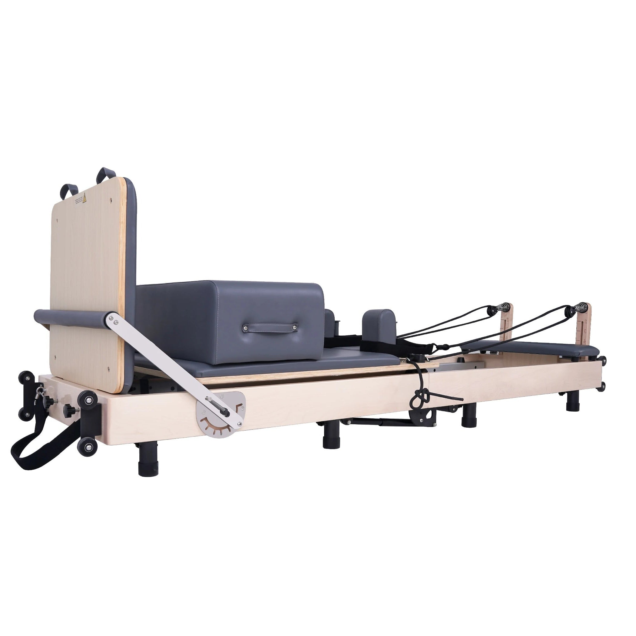Foldable Maple Pilates Reformer Gray