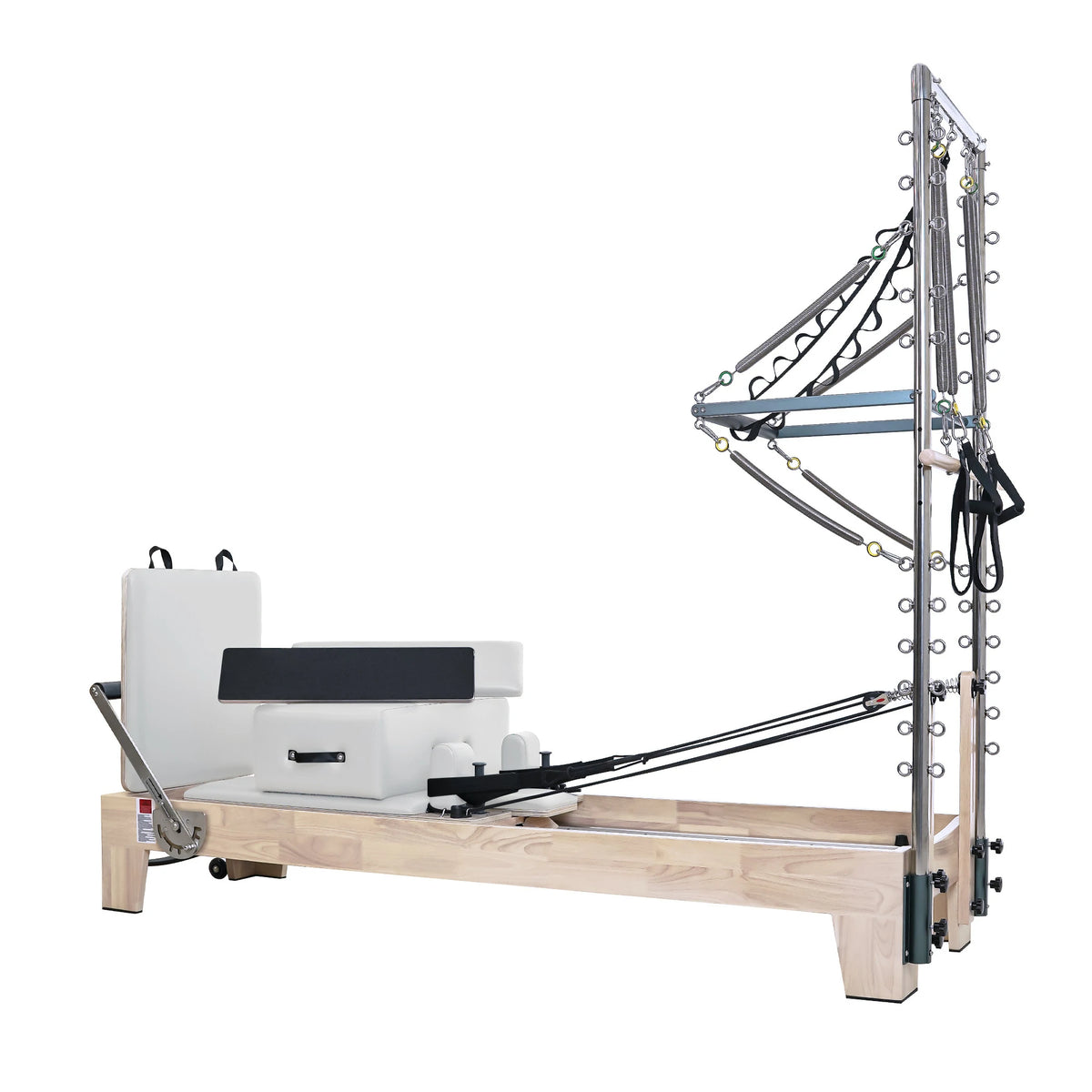 Pilates Reformer mit Tower Weiß