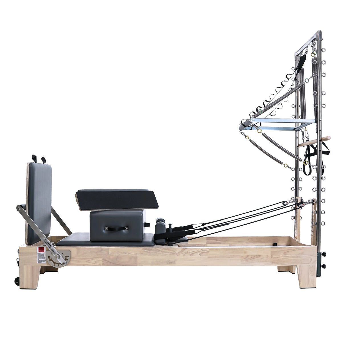 Pilates Reformer mit Tower Grau