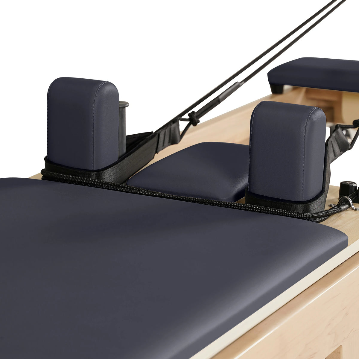 Reformeur de Pilates en bois d'érable pliable gris