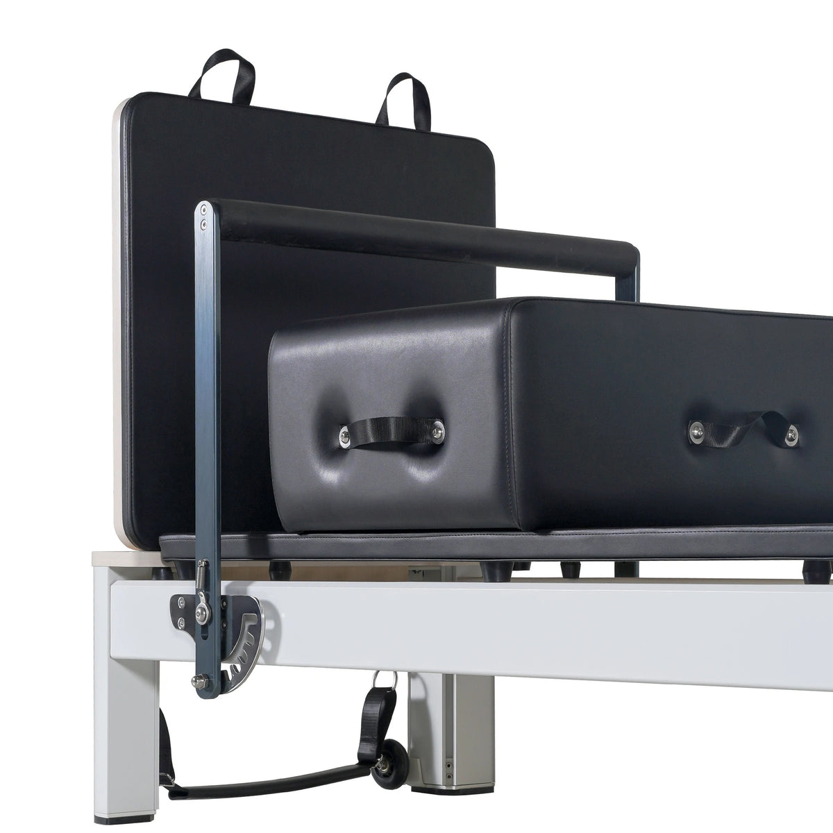 Aluminium Pilates Reformer mit Tower Schwarz