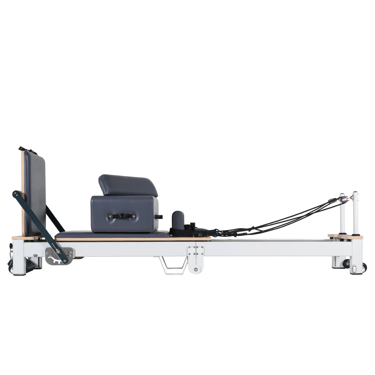 Klappbarer Pilates Reformer aus Aluminiumlegierung Grau