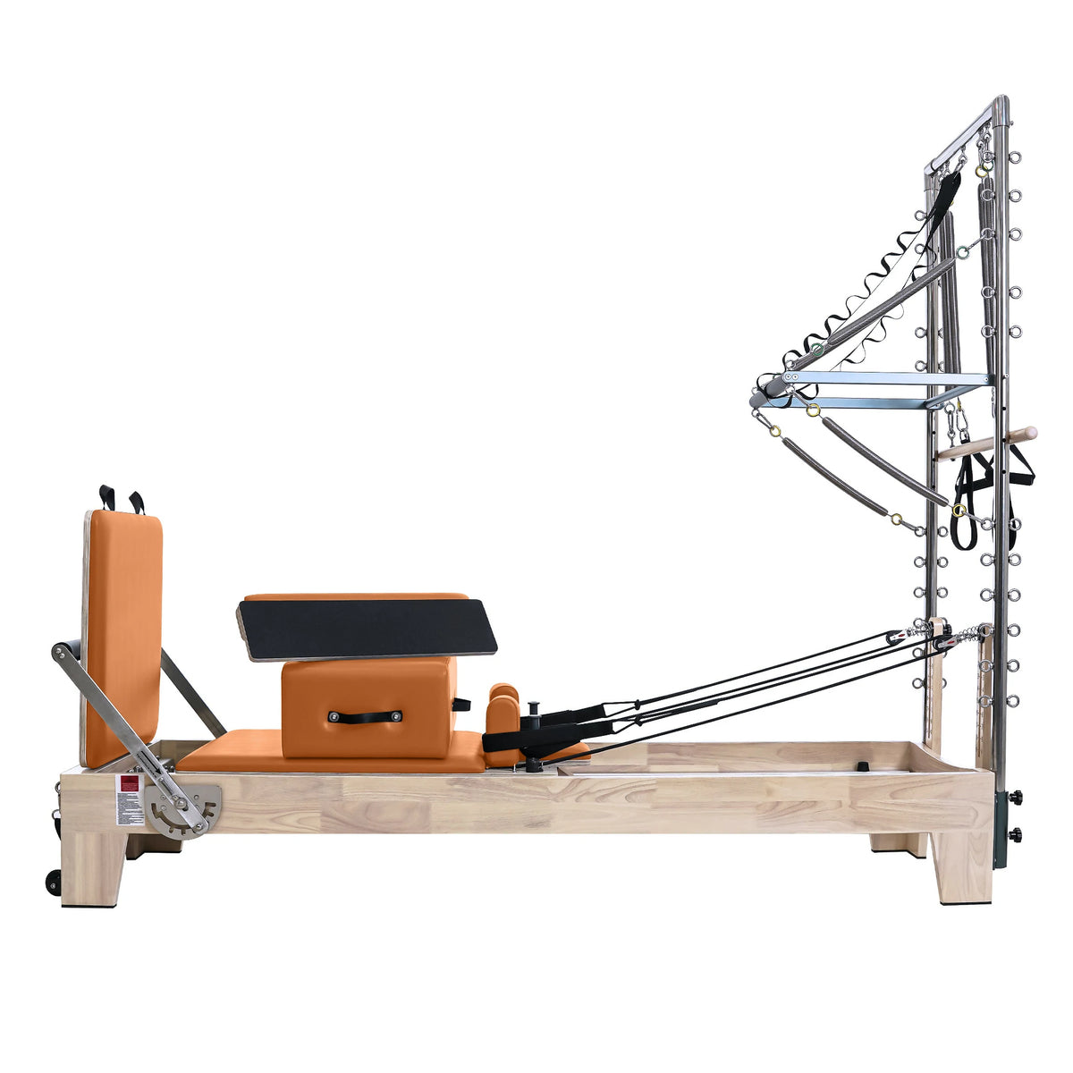 Pilates Reformer mit Tower Orange