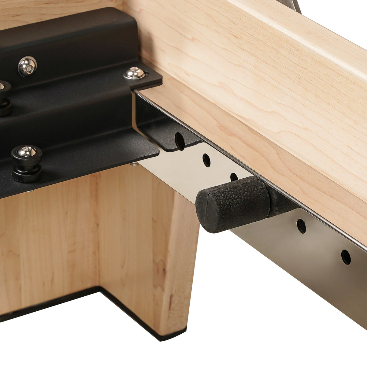 Maple  Full Track Split Glide Pilates Reformer Cream White