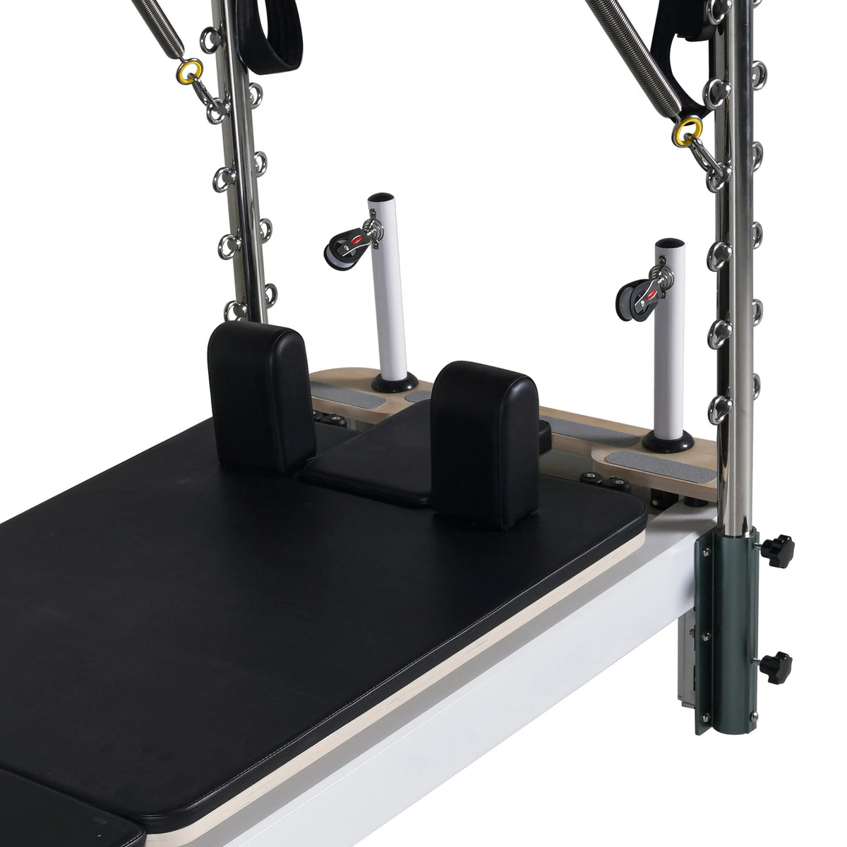 Aluminium Pilates Reformer mit Tower Schwarz