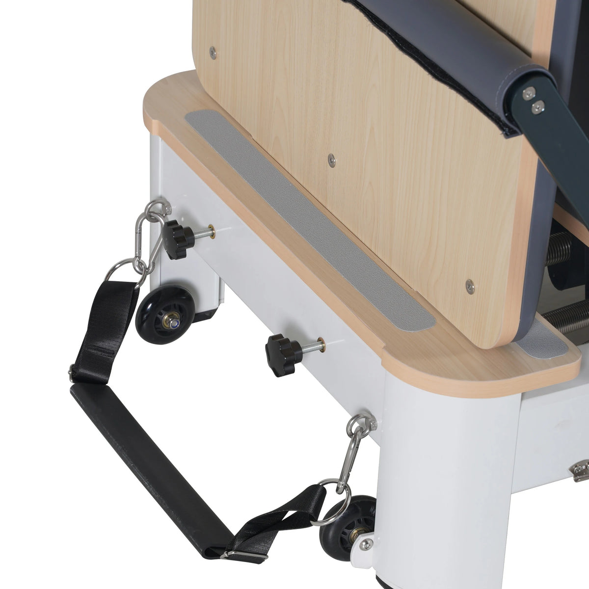 Reformeur de Pilates pliable en alliage d'aluminium gris