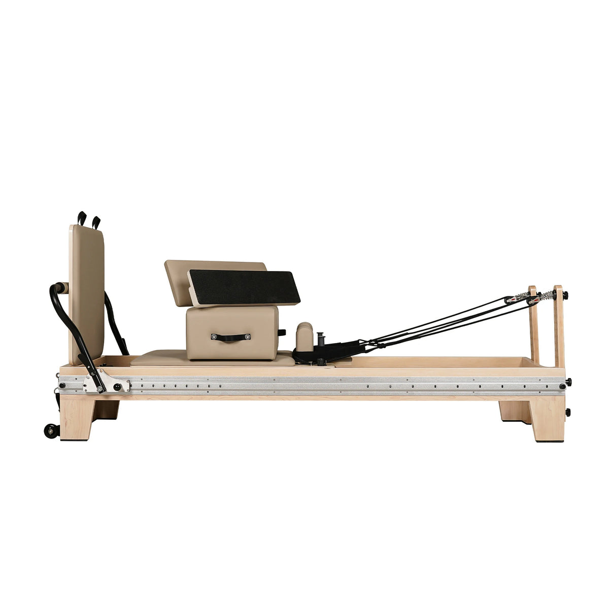 Ahorn Vollspur Geteilte Gleitbewegung Pilates Reformer Braun