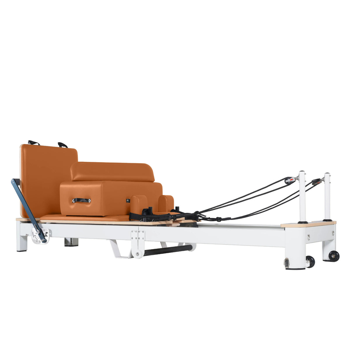 Klappbarer Pilates Reformer aus Aluminiumlegierung Orange