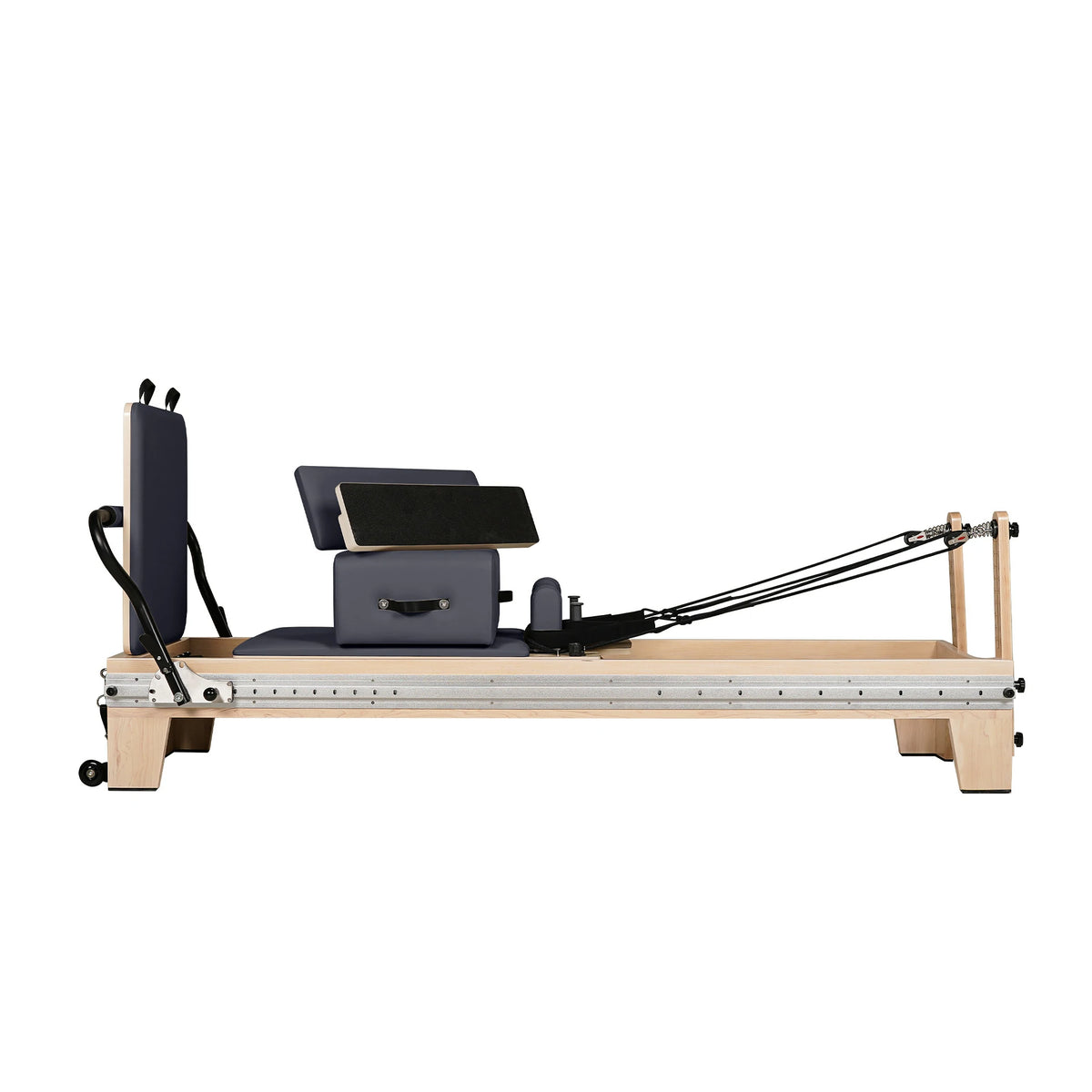 Ahorn Volle Schiene Geteilter Gleiter Pilates Reformer Grau