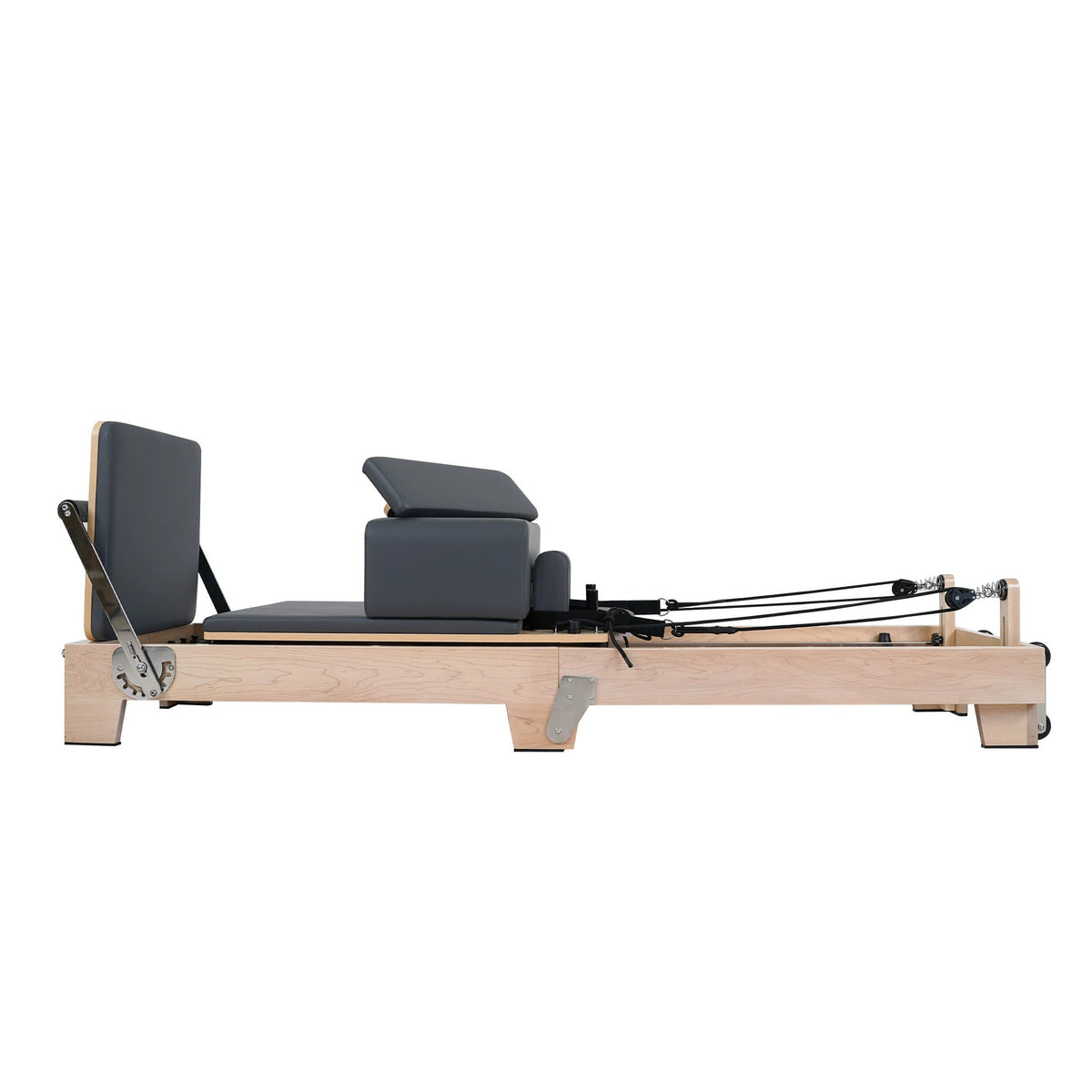 Maple Folding Classic Pilates Reformer – Grau