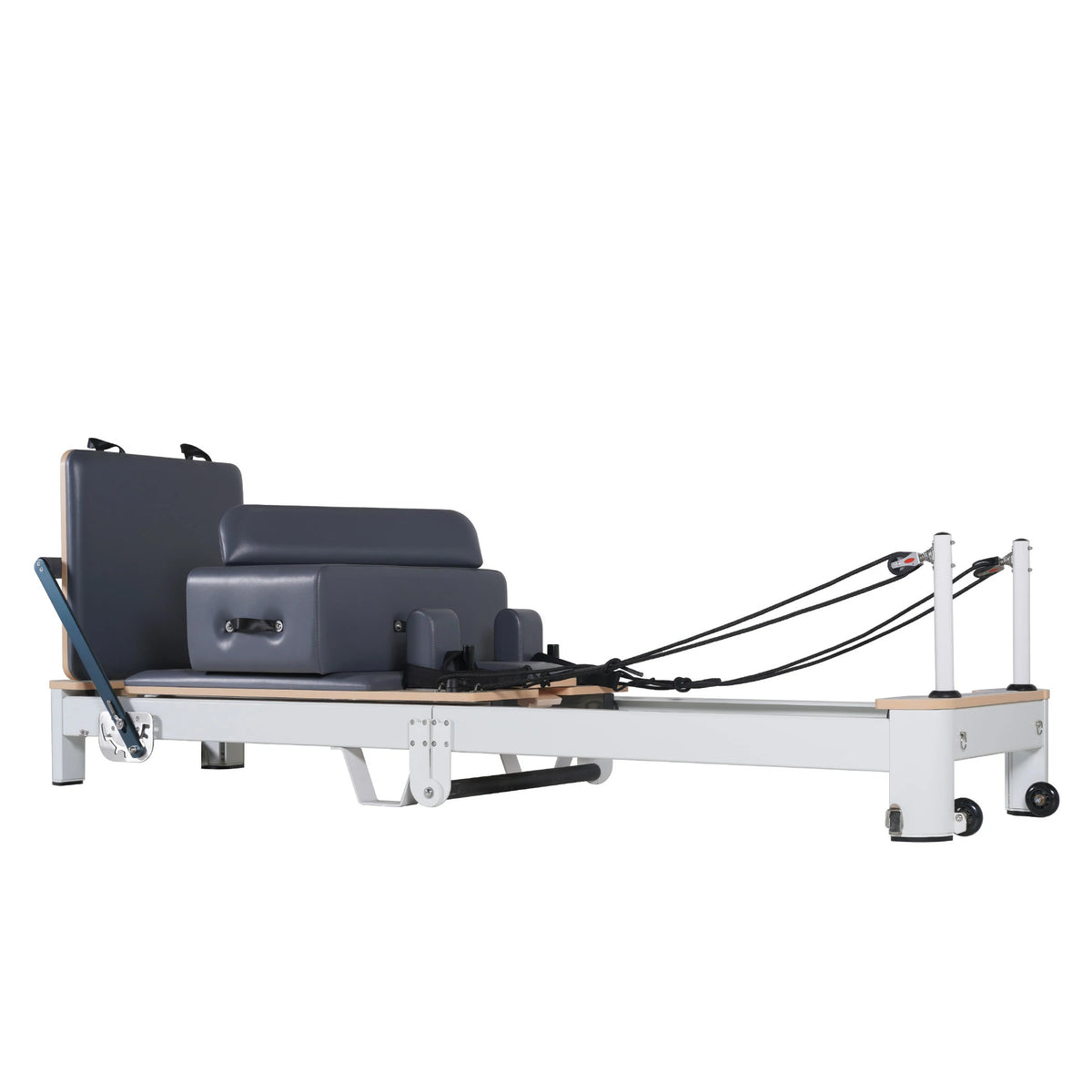 Klappbarer Pilates Reformer aus Aluminiumlegierung Grau