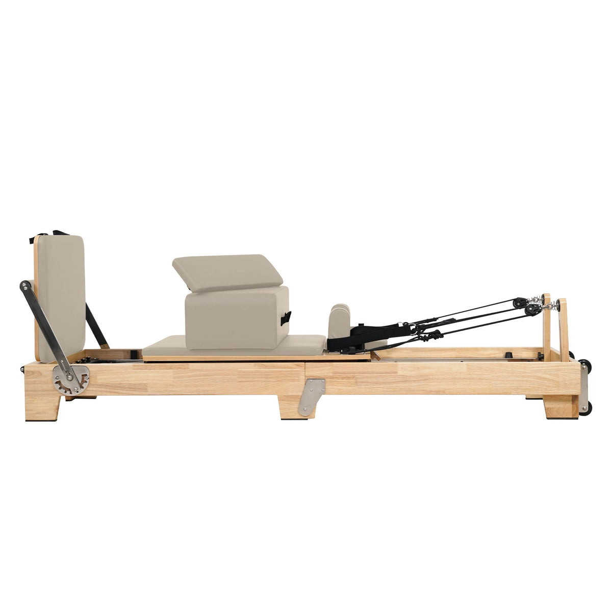 Klassischer Pilates-Reformer „Oak Folding“ – Braun