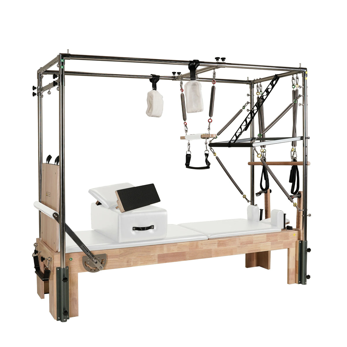 Oak Cadillac Reformer Combo 3-in-1 White