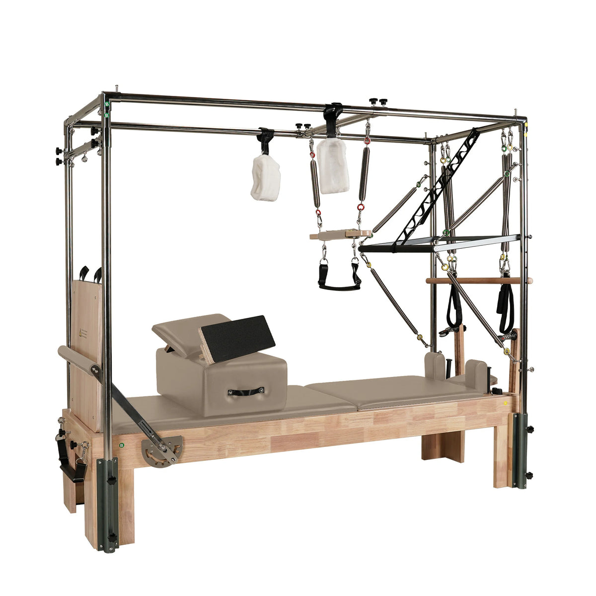 Oak Cadillac Reformer Combo 3-in-1 Brown