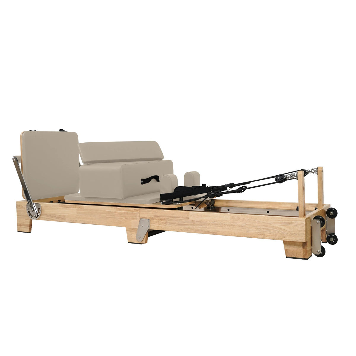 Klassischer Pilates-Reformer „Oak Folding“ – Braun