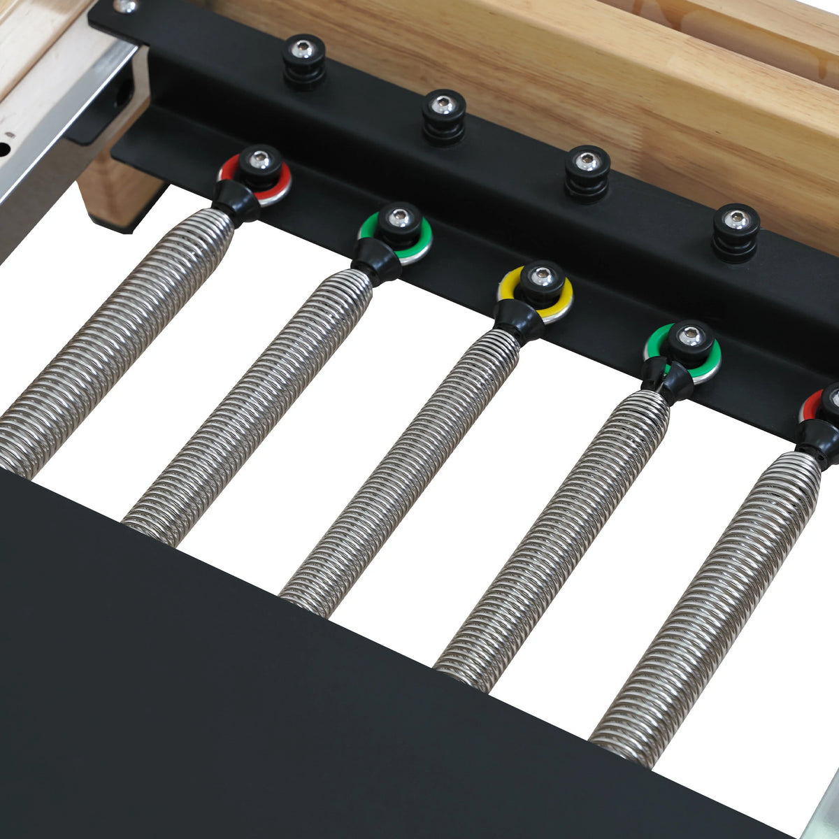 Klassischer Pilates-Reformer „Oak Folding“ – Schwarz