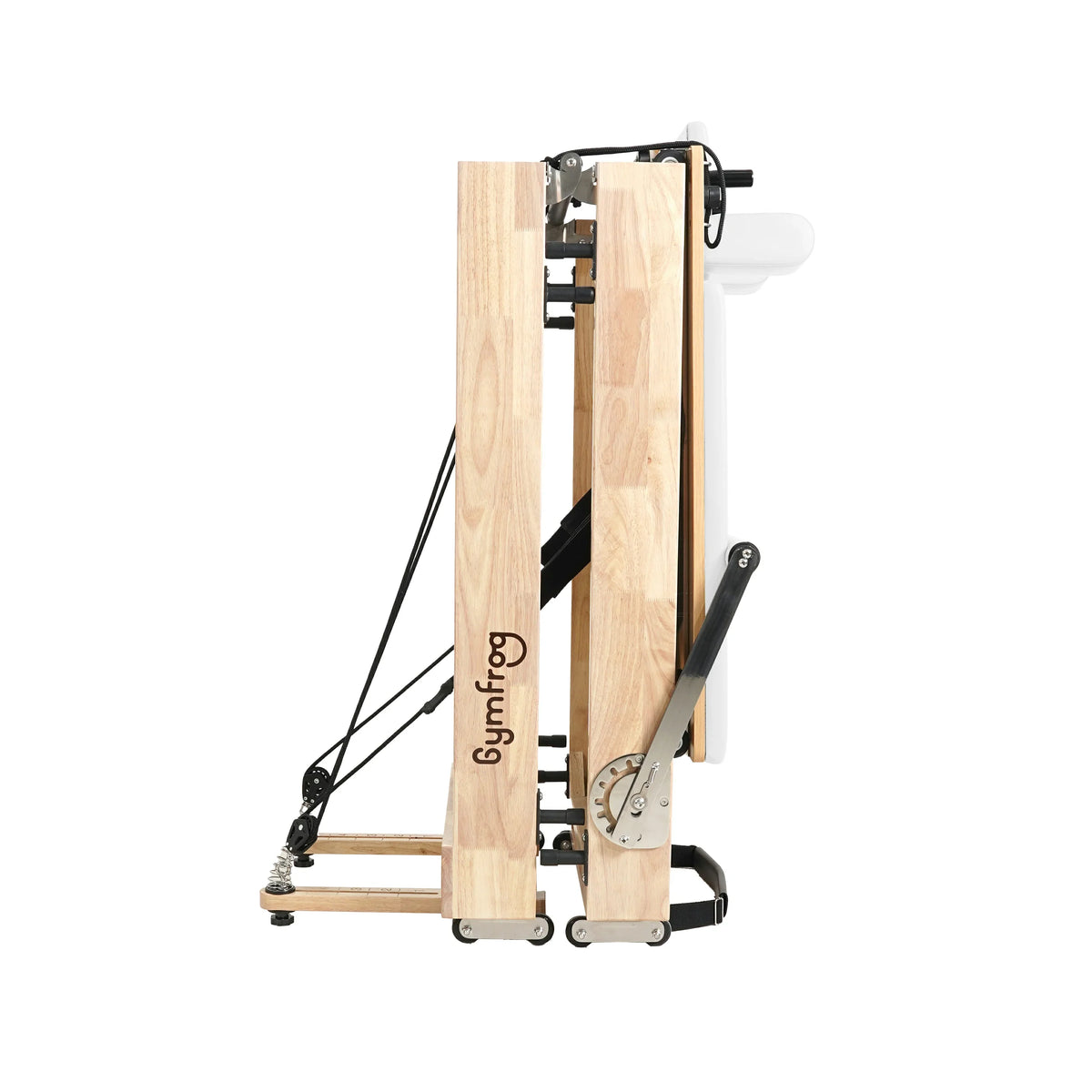 Collapsible Classic Pilates Reformer White