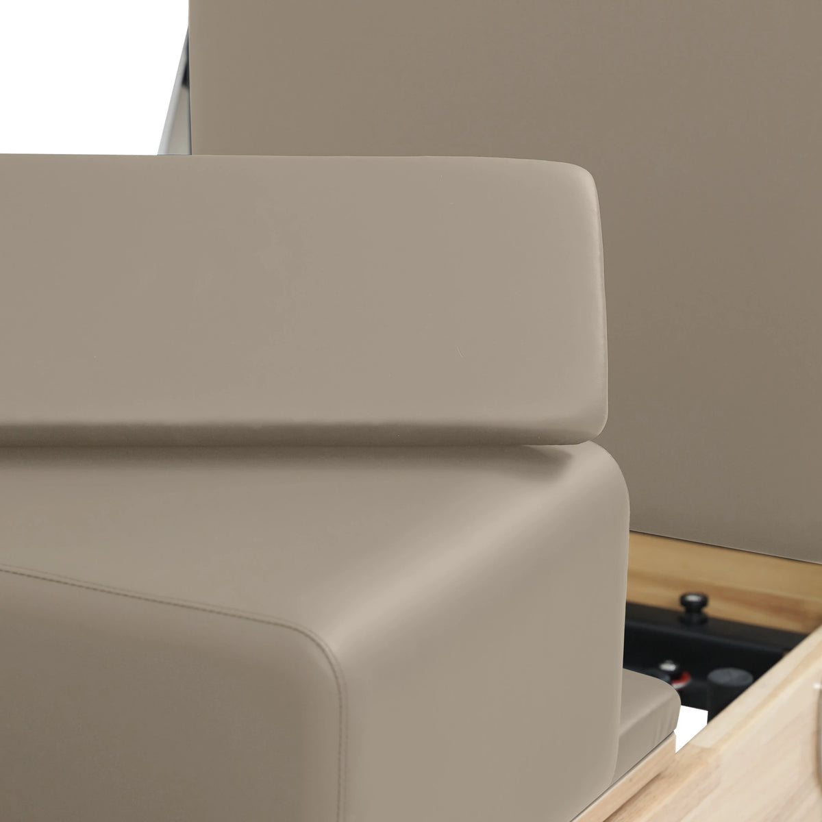 Réformateur de Pilates classique pliable en chêne – Marron