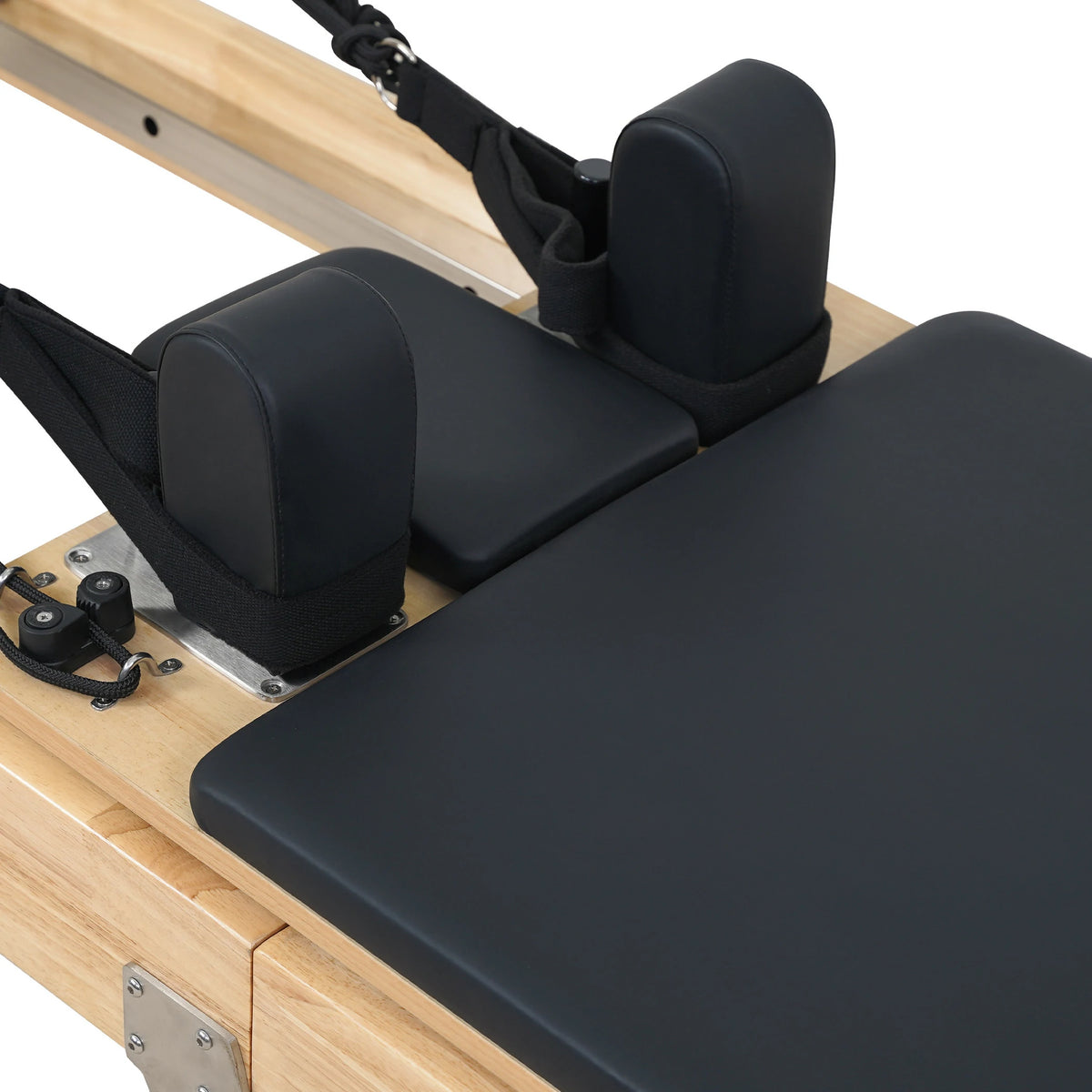 Klassischer Pilates-Reformer „Oak Folding“ – Schwarz